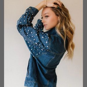 Untamed Petals ‘Life of the Party’ Denim Jacket